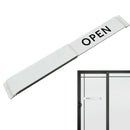 The Threshold | Aluminum-Alloy Open Closed Storefront Sign with Slider