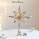 Christmas Star Tree Topper, LED Glowing Star Lamp, Sparkling Night Light,  Festive Xmas Tree Ornament, Home Decor for Christmas
