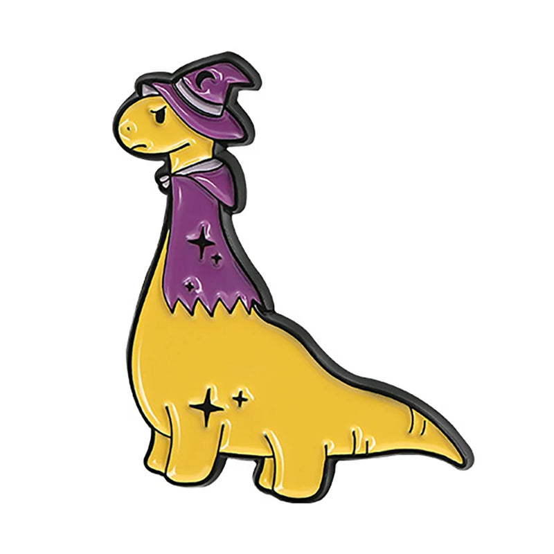 Triceratops Tyrannosaurus Rex Giraffe Stegosaurus Brontosaurus Brooch Badge Dinosaur Lapel Pins Dinosaur Brooch Pterosaur