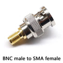 SMA Male Female to BNC Male Female adapter For Wireless LAN Devices, Coaxial cable, WiFi, Ham or Handheld Radios