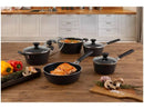 Tramontina Cookware Set Ceramic Coating Grey Aluminum 5 Pieces Glenz