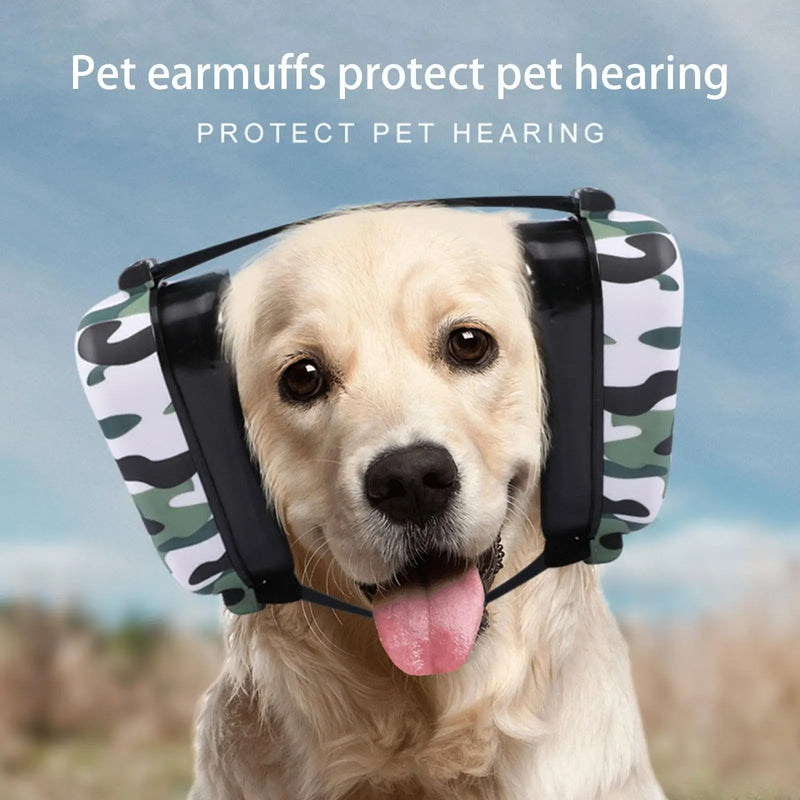 Anti-noise Dog Earmuffs Noise Reduction Hearing Protection Adjustable Elastic StrapsEar Cover For Fireworks Thunder Supplies