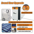 New Upgrade 48V 15KWh 300Ah LifePo4 Battery 51V PowerWall Home Storage Batteri Built-in BMS System Bateria Solar Backup Power