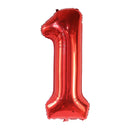 40inch 1st Turquois Rose Gold Silver Big Number Foil Helium Balloons Baby Shower 1 Years Old Birthday Party Decoration Globos