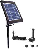 Solarbrunnen mit Wasserpumpe und 3 Sprühköpfen für Teich und Garten