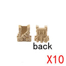 WW2 Military Building Blocks Mini Bricks Solider Figures Gifts Weapon Equipment Accessories USA Greman Vests Armor Toys For Kids