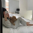 Striped Sleepwear Women Pajama Sets Korean Piiama Pants Sets for Women 2 Pieces Button Night Wears Long Sleeve Home Suit pigma