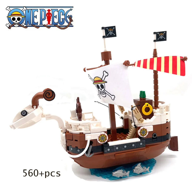 New One Piece Luffy Sorona Misanji Anime Action Model Puppet Assembled Building Block Toy Children's Birthday Christmas Gift