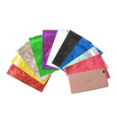 100 Pcs Colorful Top Feed Foil Zip Lock Bags Food Pouch,Mylar Aluminum Foil Bags,Tea Pouches,Food Storge Bag
