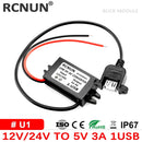 High Quality 12V 24V to 5V 3A 15W DC DC Converter Buck Module Power Supply Regulator for Car Charger Type-C Micro USB Output