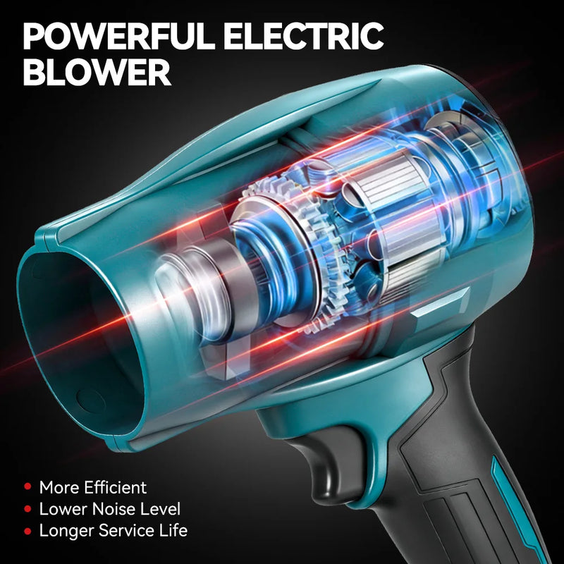 ONEVAN 350M/S Brushless Electric Turbo Fan Blower 3500W Cordless Jet F