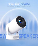 The CineSphere | Portable Android 14 Smart Projector with HiFi Speaker