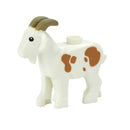 Poultry City Animals Figures Classic Building Block Deer Owl Goat Tiger Zoo Farm Accessories DIY Brick Children Kids Toy Gifts