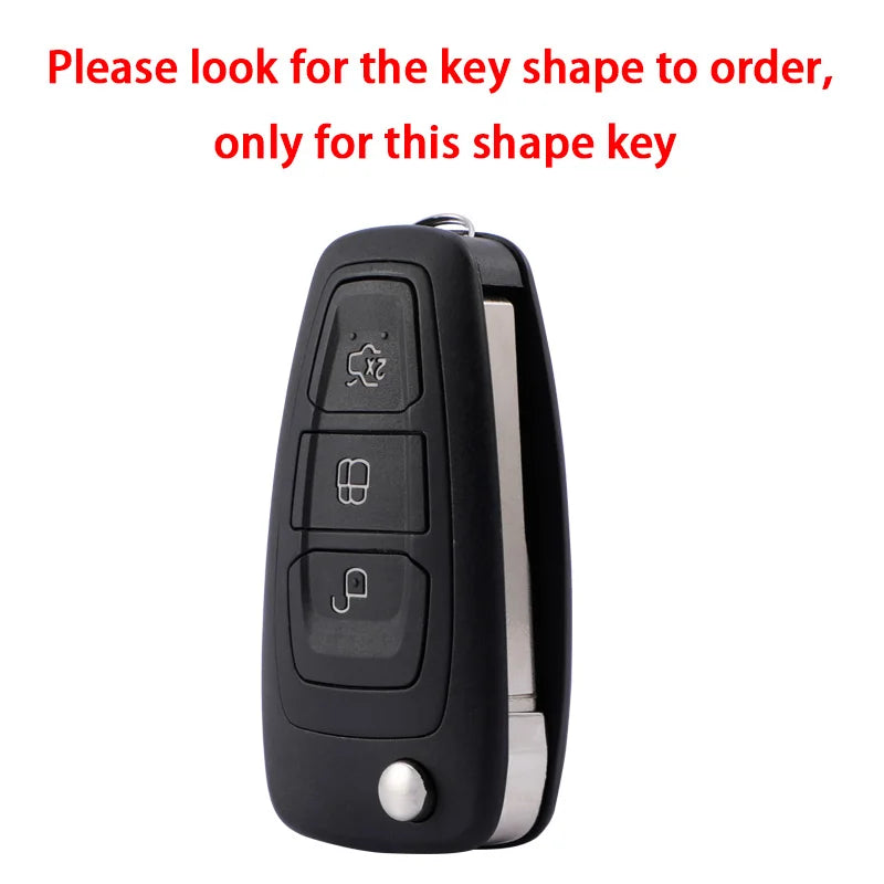 TPU Jade Pattern Car Key Case Cover For Ford Focus 3 4 ST Mondeo MK3 MK4 Fiesta Fusion Kuga Ecosport Protect Fob Accessories