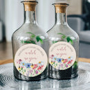 Customized wedding thank-you circular stickers, suitable for occasions such as weddings, birthdays, baptisms, and anniversaries.