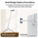 Ulanzi TT88 1.44M Overhead Selfie Stick Phone Tripod with Magnetic Clamp Wireless Remote Extension Tripod for LiveStreaming Vlog