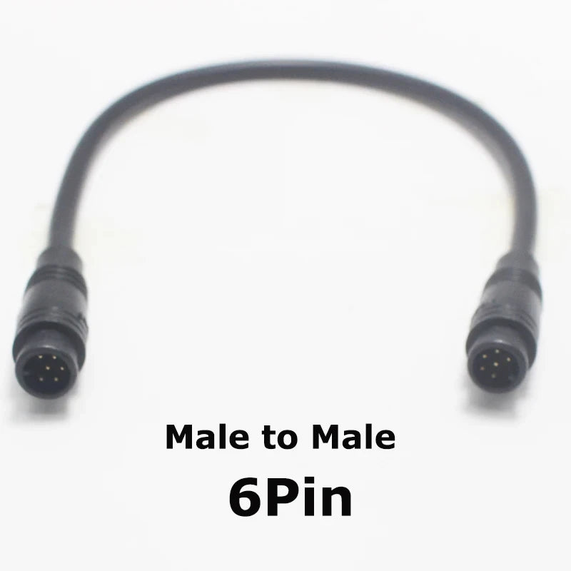 20cm M8 Cable Julet Extension 2 3 4 5 6 8 Pin Connector Female to Male Plug Ebike Brake Display Throttle DIY Electric Bicycle