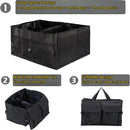 Big Capacity Collapsible Car Storage Box Trunk Cargo Case Repair Tools Holder Auto Organizer Automotive Accessories Universal