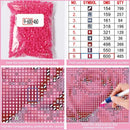 Huacan New Arrivals 2024 Diamond Painting Portrait Girl Diy Mosaic Dog Complete Kit Art Gift Wall Decor Picture Of Rhinestones