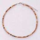 2023 Simple 4MM Natural Stone Women Chokers Collar Necklace Steampunk Classic Bohemia Jewelry Femme Dropship