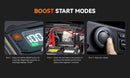 WOLFBOX JS24 4000A Portable Jump Starter Battery Pack Power Bank 24000mAh for 10L Gas 10L Diesel Engine with Booster