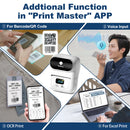 Phomemo M110 Thermischer kabelloser Etikettendrucker Tragbarer Bluetooth-Aufkleber Mini-Drucker Barcode-Etikettenhersteller Preisschilddrucker DIY