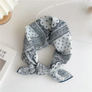 Approx 55cm Cotton Linen Square Scarf Neckerchief Spring Autumn Scarves Neck Scarf Turban Bandanas Headband Decoration for Women