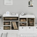 Large-capacity Desk Organizer Storage Box Dust-proof Clear Dormitory Drawer Display Rack Plastic Skin Care Products Shelf