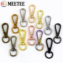 10-100Pcs Meetee 13mm Carabiner Metal Buckles Dog Collar Lobster Clasp Bag Strap Connect Buckle KeyChain Hook Hardware Accessory