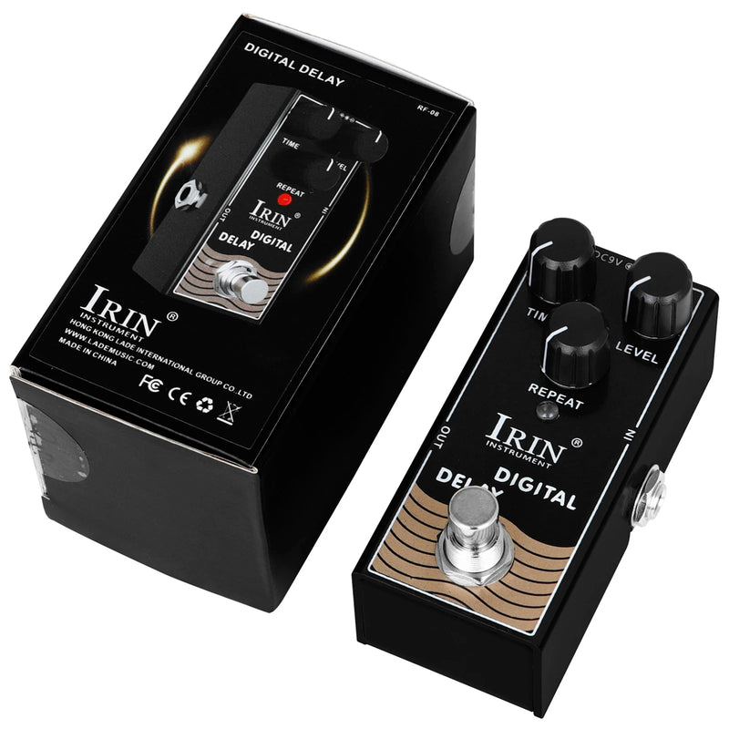 IRIN RF Series Electric Guitar Pedal True Bypass Single Pedal Overdrive Distortion Delay Effect Pedal Guitar Accessories & Parts