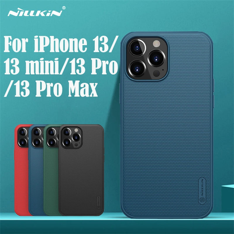 For iPhone 13 Pro / 13 Pro Max Case Nillkin Frosted Shield Pro TPU Edge Protective Cover For iPhone13 / 13 Mini Phone Housing