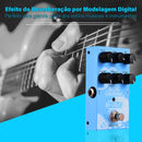 M-VAVE Mini Universe Electric Guitar Reverb Effect Pedal True Bypass Design Metal Shell Case 9 Reverb Tones Stringed Accessories