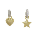 Asymmetric Metal Crystal Pendant Earrings European American Style Personalized Fashion Stud Earrings Ladies Travel Accessories