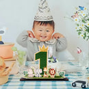 Animal Wildone Wooden Ornament Jungle Safri One Year 1st Birthday Party Decor Kids The Little Mermaid Party Decor Baby Shower