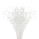 Christmas DIY Decor Twigs Powder Sequin Artificial Berry With Stems Ornament 40cm Adjustable Length Home Table Wedding Bouquet