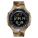 Compass watch multifunctional men military watch multifunctional digital sports wristwatch fixed point return pedometer calories