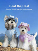 The Canopy Walker | Lightweight Canine Cooling Vest with Integrated Sun Cap