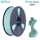 SUNLU 1KG PLA Matte 3D Printer Filament 1.75mm 1000g Spool (2.2lbs) Neatly Arranged No Knot Filament Fit Most FDM Printer
