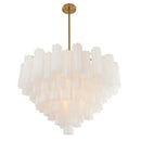 Amber Murano Glass Ceiling Chandelier Round for Dining Living Room Bedroom Modern Murano Glass Pendant Chandelier Light