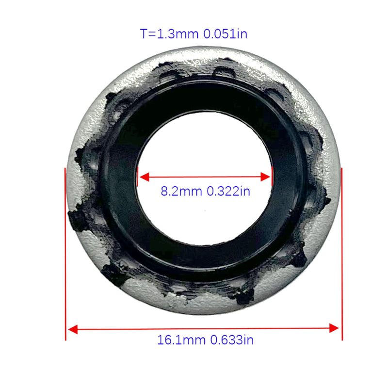 Air conditioning sealing gasket,V5 AVEO gasket,10pieces Air conditioner expansion valve gasket, washer seal