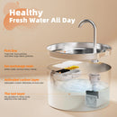 The Stillwater | 2.2L Stainless Steel Cat Drinking Fountain