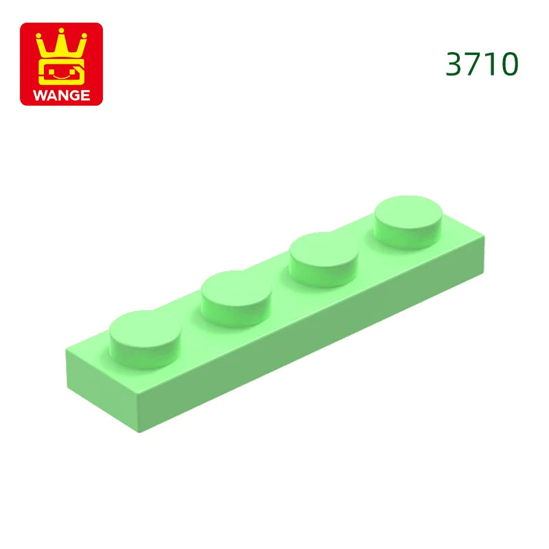 Wange 149Pcs/Lot 3710 1x4 Basic Building Block Moc Components Parts Compatible with Bricks DIY Children Assembly Toy Gift Box