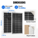 The Bifacial Edge | ECO-WORTHY 100W Monocrystalline Solar Module