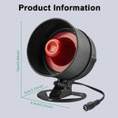 Tuya WiFi Siren Alarm System Wireless Loud Sound Alert Siren Kit Smart Life Siren Compatible With Alexa Google For Home Security