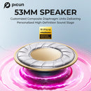 Picun G3 Gaming Wireless Headphone with Mic Over-Ear Headphones Bluetooth 5.4 40mm Driver 2.4G/Wireless/Cable USB Headsets 65H