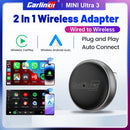 CarlinKit Wireless CarPlay Box Mini Ultra 3 Kabelgebundener zu kabellosem CarPlay Adapter USB Plug-and-Play Wifi Bluetooth Schnelle Auto-Verbindung
