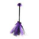 Halloween Party Witch Broom Kids Plastic Cosplay Flying Broomstick Props For Masquerade Halloween Cosplay Costume Accessories