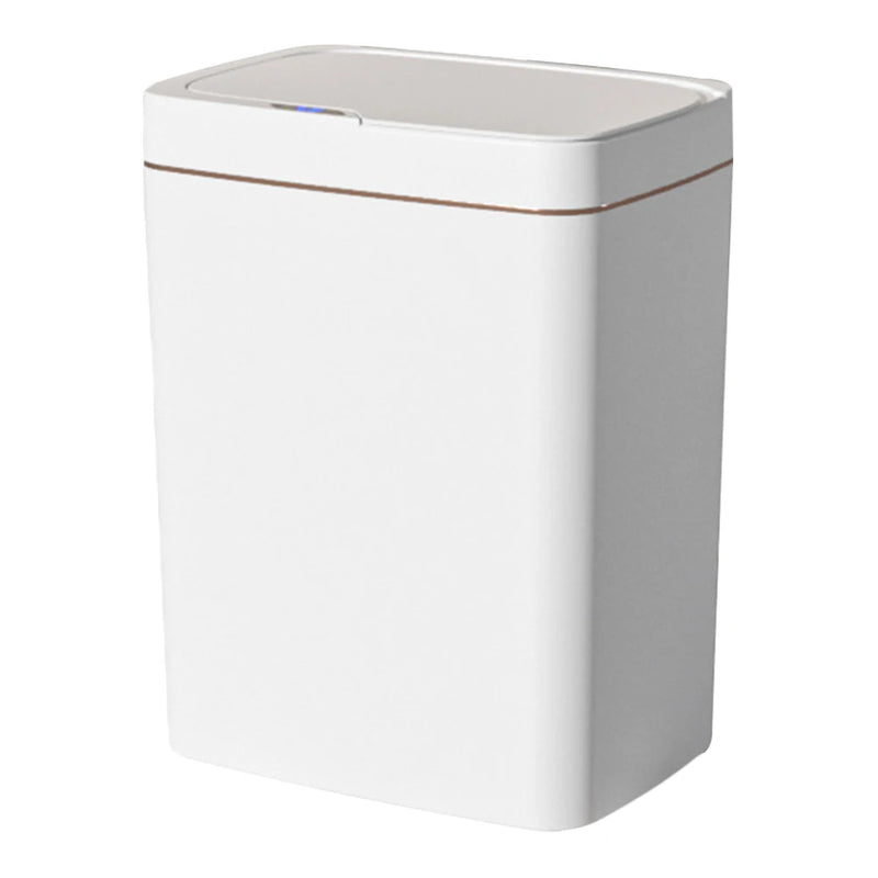 15/18L Smart Sensor Trash Can Waterproof Electric Garbage Bin Quiet Auto Motion Sensor Rubbish Can for Kitchen Bathroom Bedroom