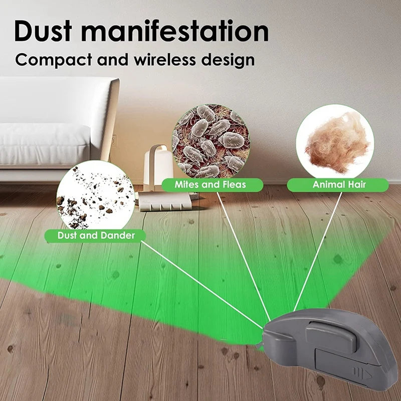 Vacuum Cleaner Dust Display LED Lamp Clean Up Hidden Dust Pet Hair Vacuum Cleaner Accessories For Home Pet Shop (No battery)