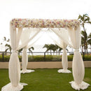 The Pavilion | 10ft Heavy-Duty Adjustable Ceremony Canopy & Chuppah Backdrop Stand